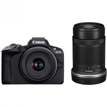 EOS R50 ダブルズームキット ブラック★ENJOY CAMERAキャッシュバックキャンペーン―EOS Rシステム“5周年”―感謝祭★