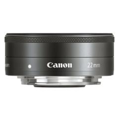 EF-M22mm F2 STM グラファイト  [4960999841120]　　【お取り寄せ対応商品】