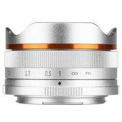 10mm F5.6 Fish-eye シルバー マイクロフォーサーズ用 [6977732090040]