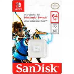 マイクロSDXCカード for Nintendo Switch 64GB[SDSQXAT-064G-GNCZN] 海外パッケージ【代引き注文は宅急便でのお届けの為、送料が変更(600円〜)となります】