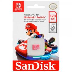 マイクロSDXCカード for Nintendo Switch128GB[SDSQXAO-128G-GNCZN] 海外パッケージ【代引き注文は宅急便でのお届けの為、送料が変更(600円〜)となります】